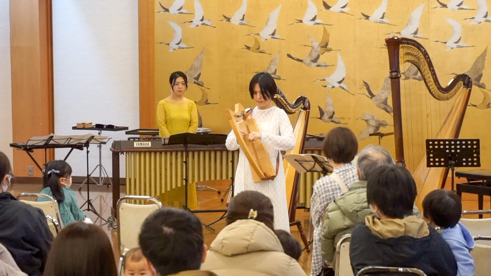 ハープと打楽器の小さな音楽会